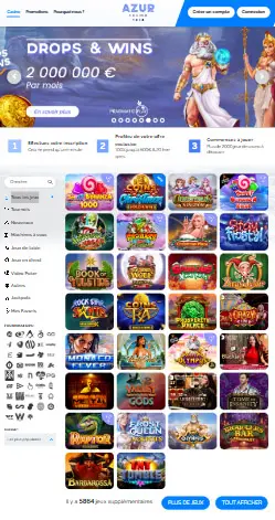 l'application et interface RadioCaz Casino